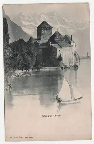 Chateau de Chillon. jahr 1906