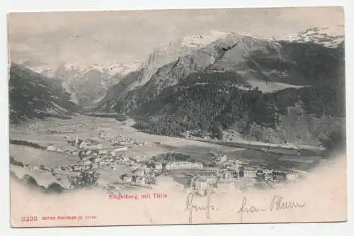 Engelberg mit Titlis. jahr 1902