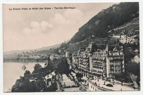 Le Grand Hotel et Hotel des Alpes - Territet-Montreux.