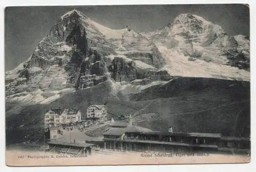 Kleine Scheidegg, Elger und Mönch. jahr 1906