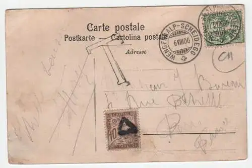 Kleine Scheidegg, Elger und Mönch. jahr 1906