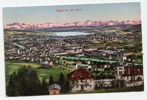 Zürich von der Waid. jahr 1910