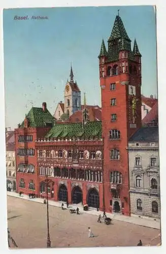 Basel. Rathaus. jahr 1910