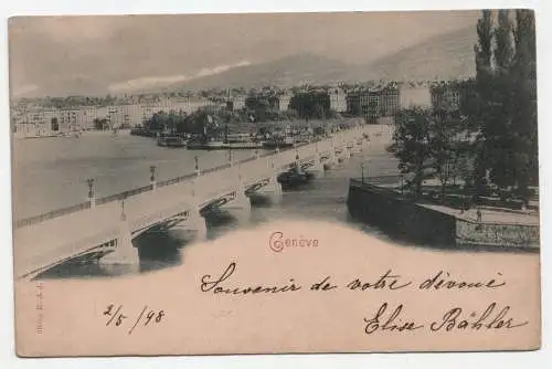 Geneve. jahr 1898