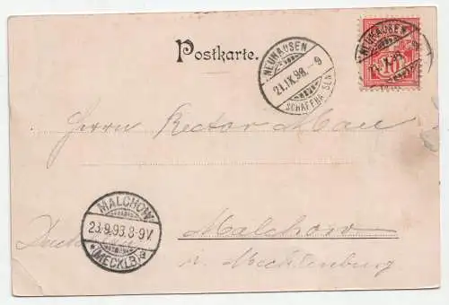 Gruss vom Rheinfall. jahr 1898