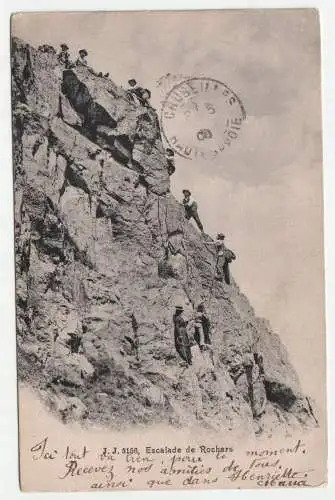 Escalade de Rochers. jahr 1908