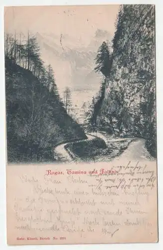 Ragaz, Camina und Falknis. jahr 1900