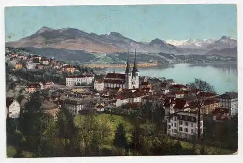 Luzern und die Rigi. jahr 1908