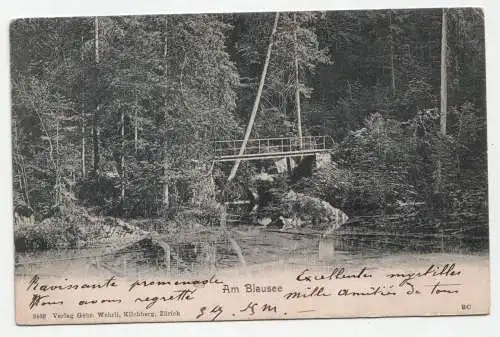 Am Blausee. jahr 1903