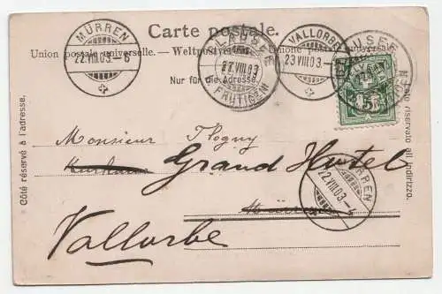 Am Blausee. jahr 1903