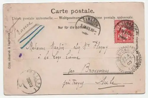 Mott Selvas und Fexgletscher. jahr 1903