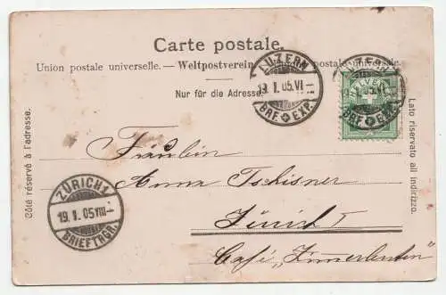 Luzern und Rigi. jahr 1905