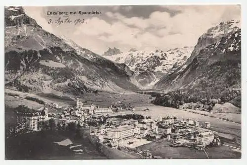 Engelberg mit Spannörter. jahr 1913