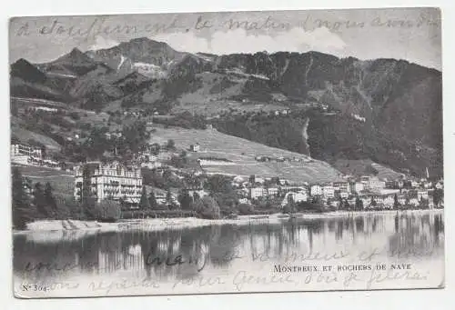 Montreux et Rochers de Naye. jahr 1903