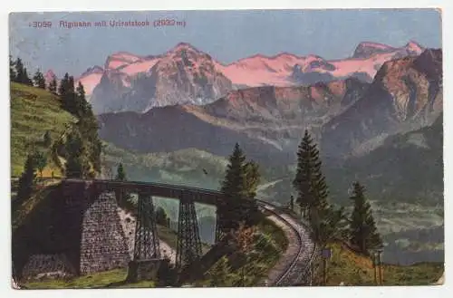 Rigibahn mit Urirotstook (2932 m). 