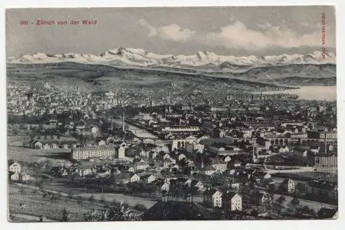 Zürich von der Waid