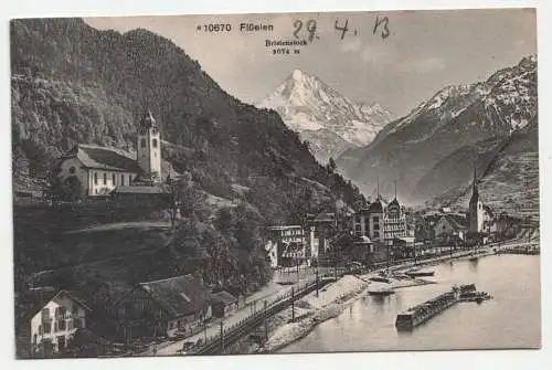 Flüelen. Bristenstock 3074 m. jahr 1913