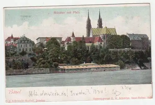 Basel. Münster mit Pfalz. jahr 1905