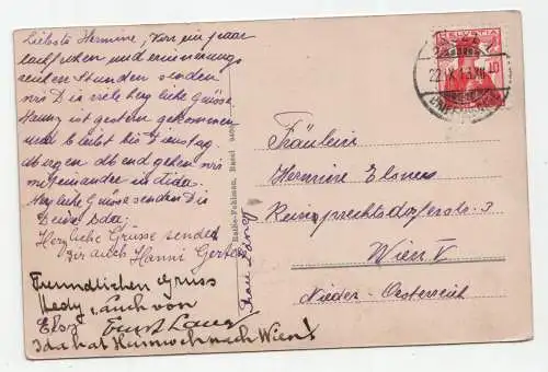 Basel. Schifflände. jahr 1913