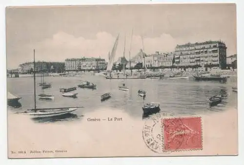 Geneve - Le Port. jahr 1903