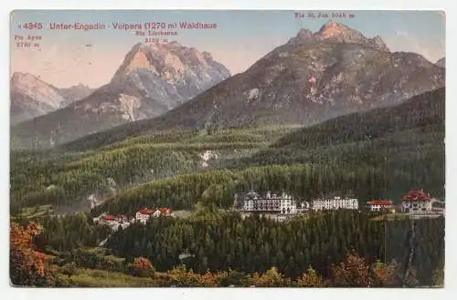 Unter-Engadin - Vulpera (1270 m) Waldhaus.