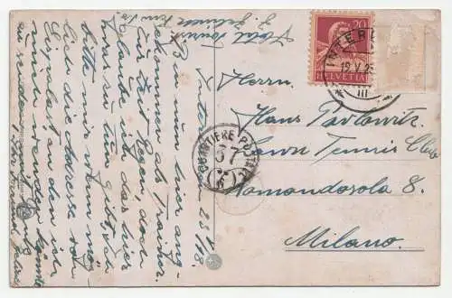 Jungfrau. Interlaken - Generalansicht. jahr 1923