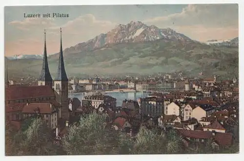 Luzern mit Pilatus