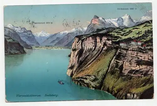 Vierwaldstättersee. Seelisberg. jahr 1915