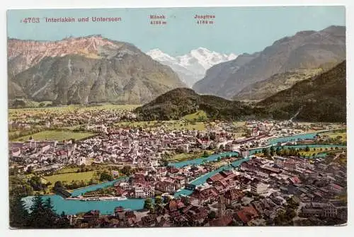 Interlaken und Unterseen. jahr 1909