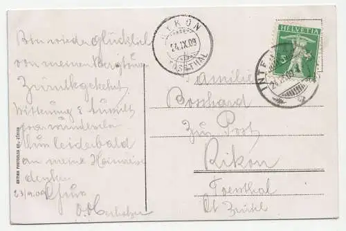 Interlaken und Unterseen. jahr 1909
