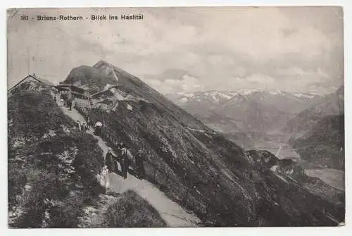 Brienz-Rothorn - Blick ins Haslital. jahr 1914