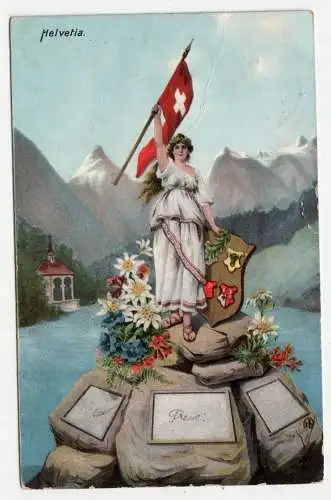 Helvetia. jahr 1909