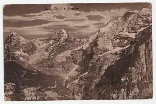 Eiger, Mönch u. Jungfrau. jahr 1914