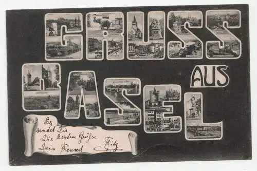 Gruss aus Basel. jahr 1905