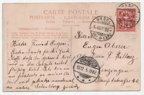 Gruss aus Basel. jahr 1905