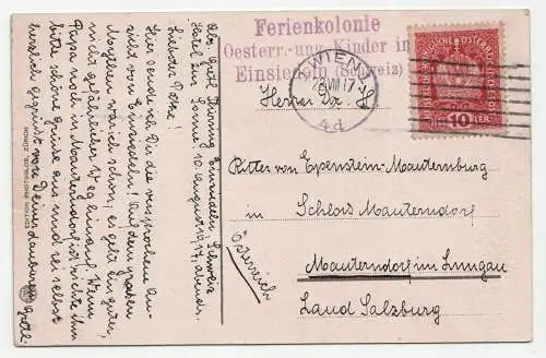 Einsiedeln. jahr 1917