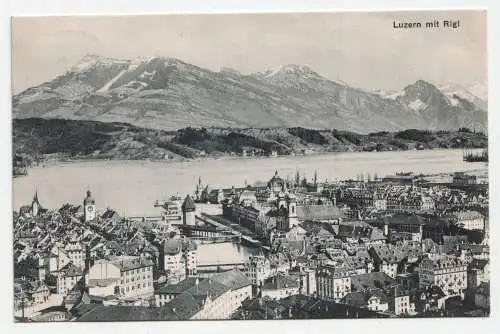 Luzern mit Rigi. jahr 1911