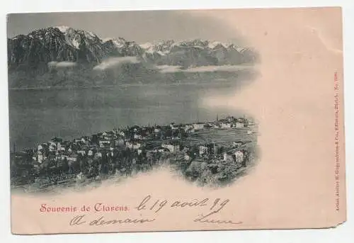 Souvenir de Clarens. jahr 1899