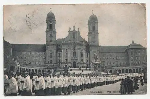 Einsiedeln - Procession. jahr 1911