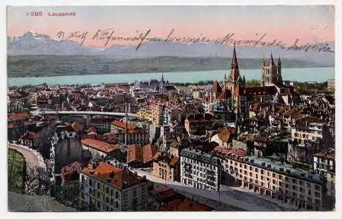 Lausanne. jahr 1913