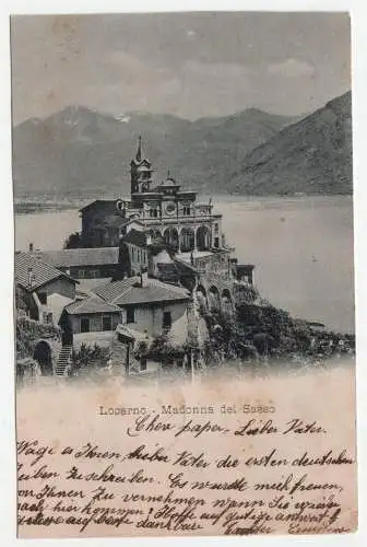 Locarno - Madonna del Sasso. jahr 1902