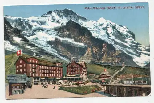 Kleine Scheidegg (2064 m) mit Jungfrau (4166 m)