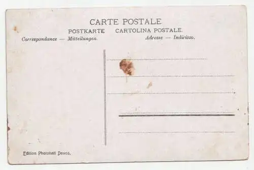 Hahnensee-Restaurant. Blick auf St. Moritz.