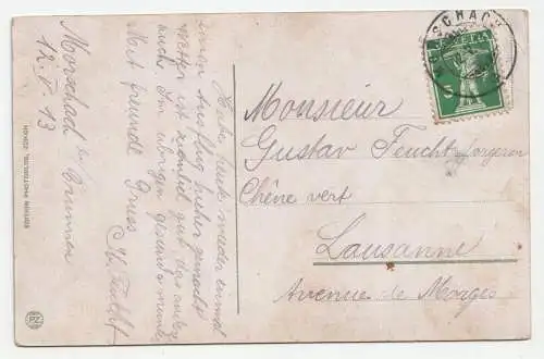 Gotthard. Vierwaldstaettersee. jahr 1913