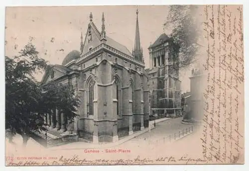 Geneve - Saint-Pierre. jahr 1905