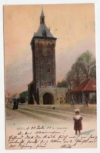 Basel. St. Johannthor. jahr 1902