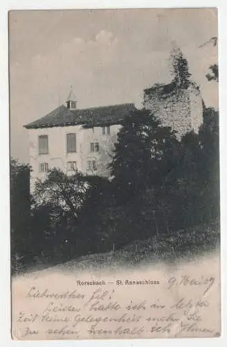 Rorschach - St. Annaschloss. jahr 1907