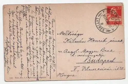 Caux - Palace et vue sur le Lac Leman.