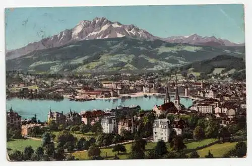 Luzern und der Pilatus. jahr 1906