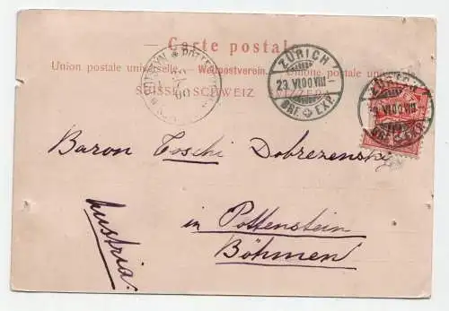 Lugano. Monte Salvatore e Monte Generoso. jahr 1900